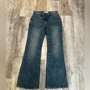 Cotton On Dark Blue Flare Jeans